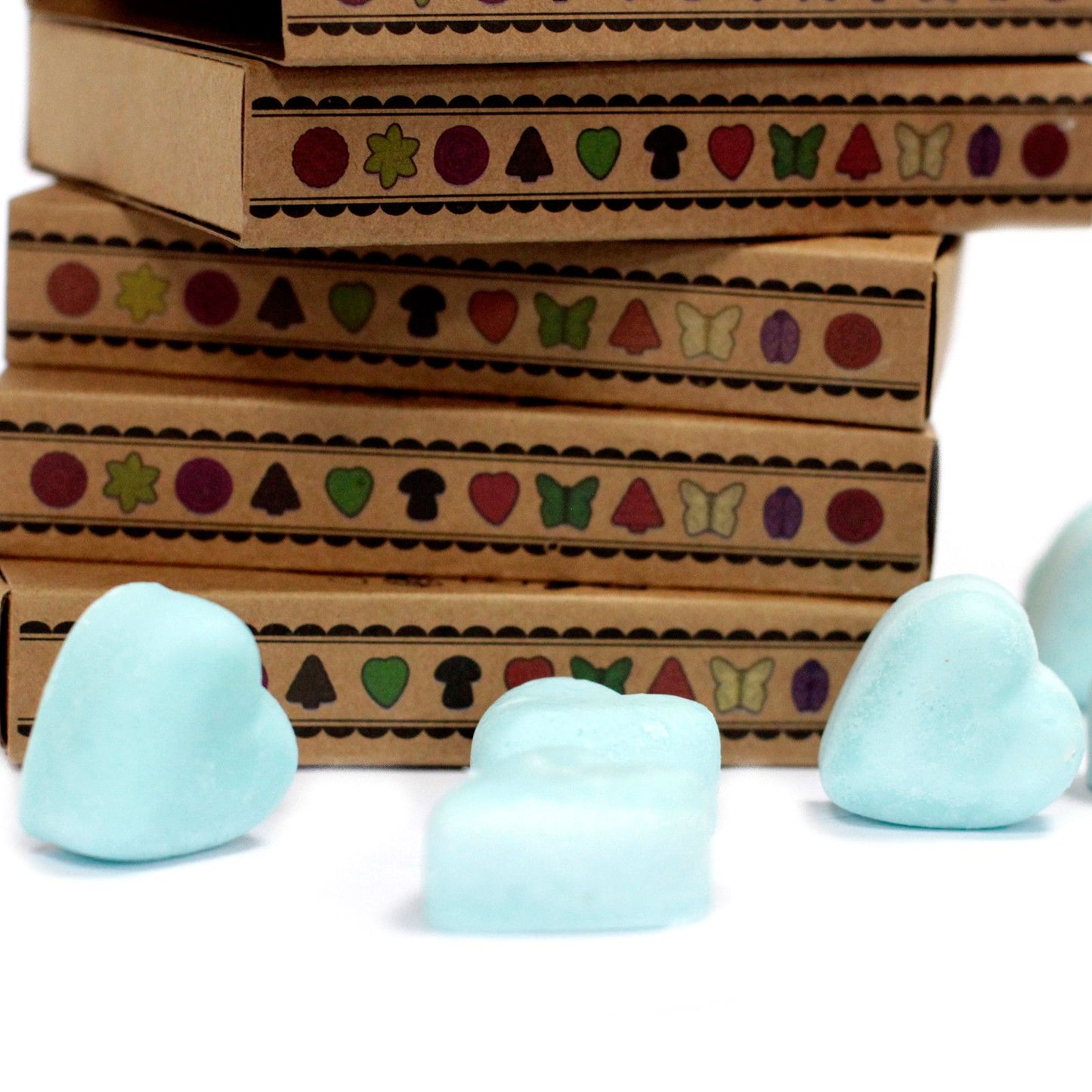 Geschenkset Mit 6 Wachsmelts Nagchampa Duftende Wachsmelts In Geschenkbox Aus Natürlichen Sojawachsen