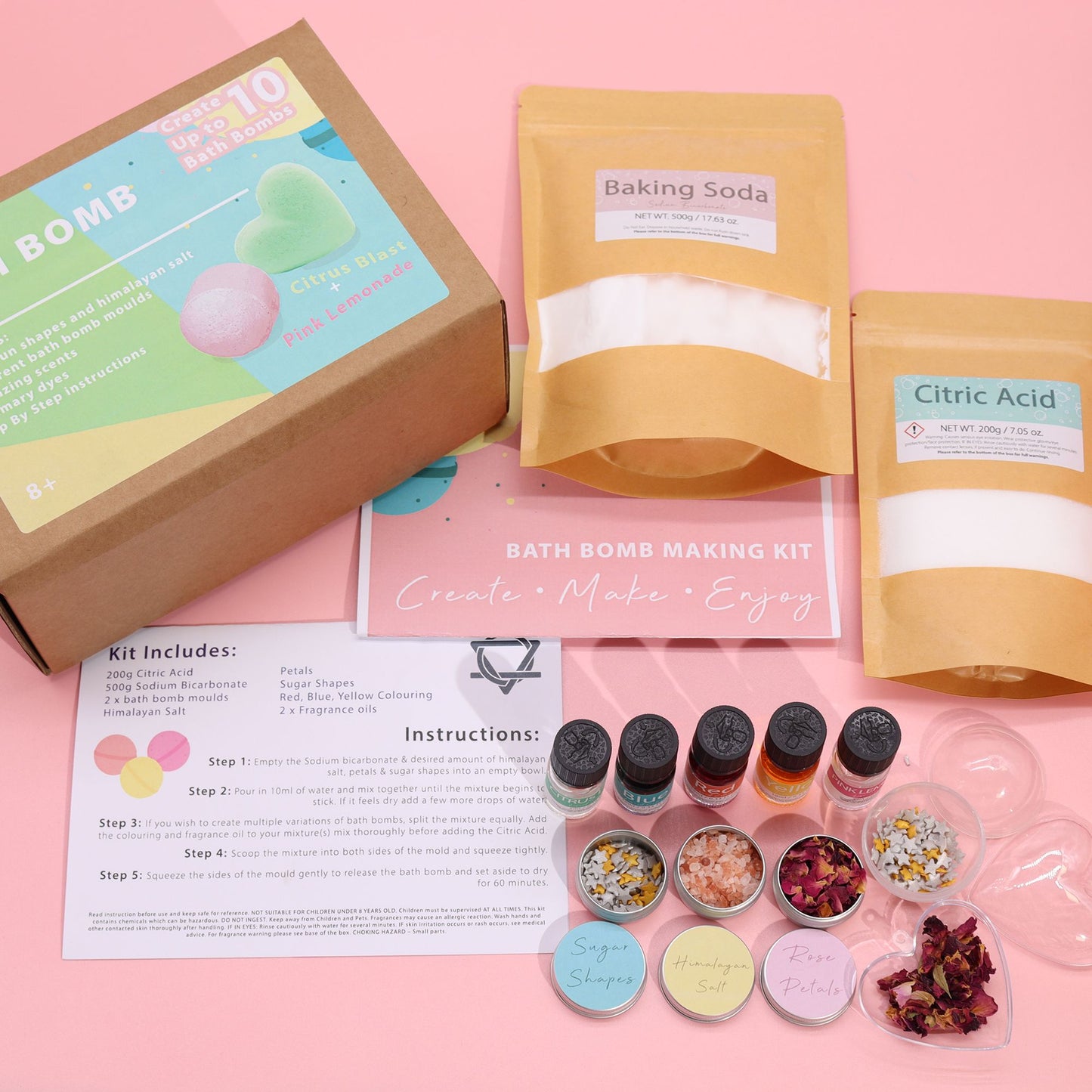 Badekugel Set - Pink Lemonade und Citrus Blast