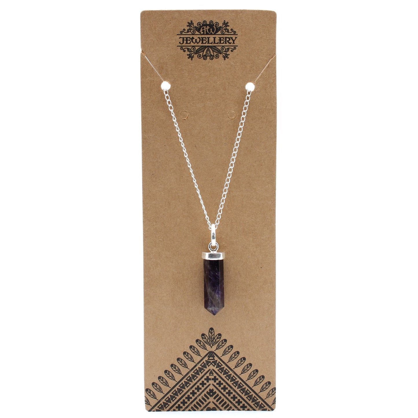 Edelstein Klassischer Spitzenanhänger - Amethyst