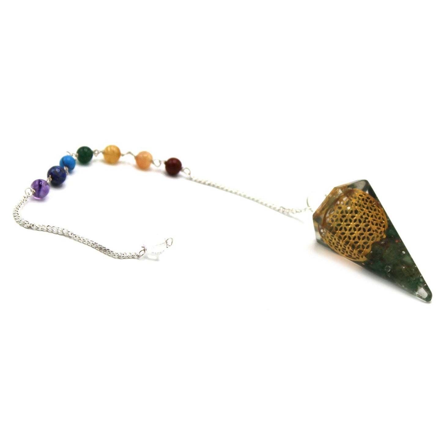 Orgonit Power Chakra Pendel Blume Des Lebens