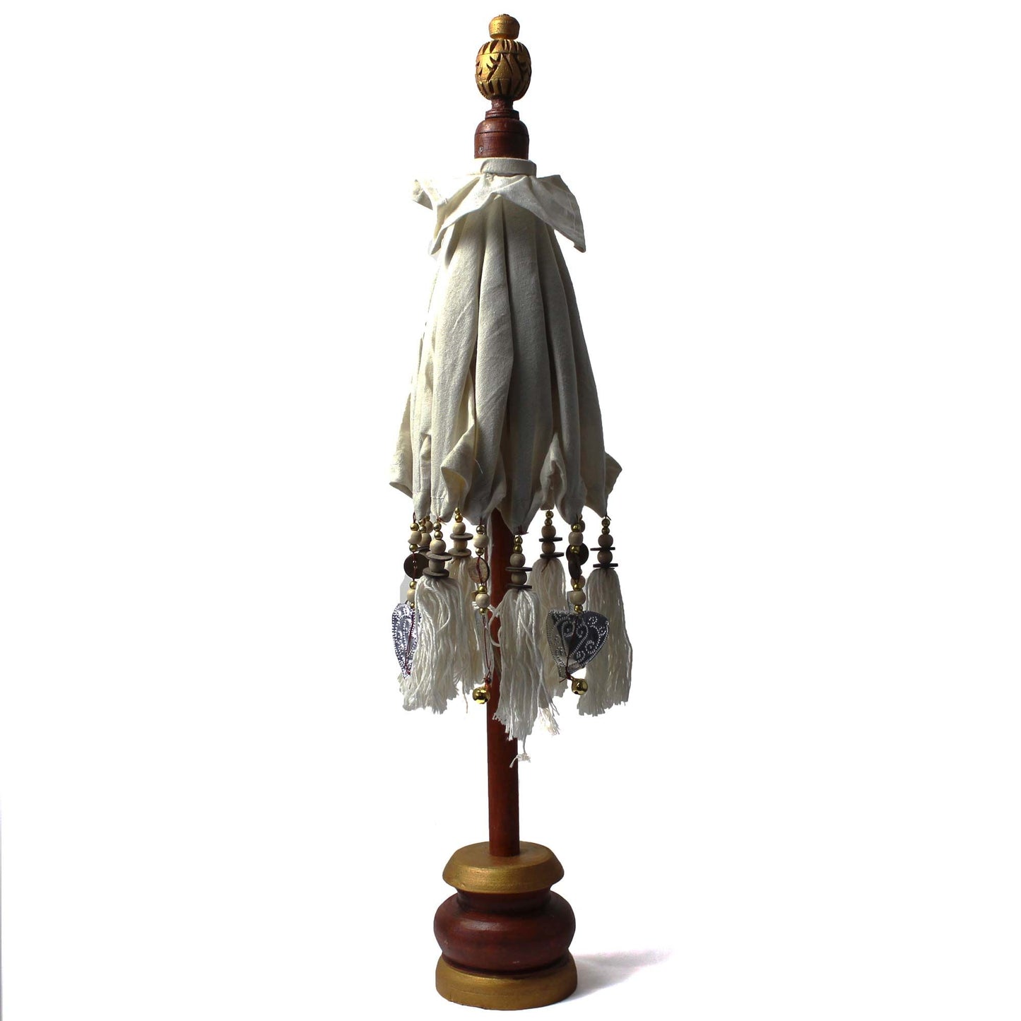 Bali Heimdekoration Sonnenschirm - Canvas - Natur - 40cm