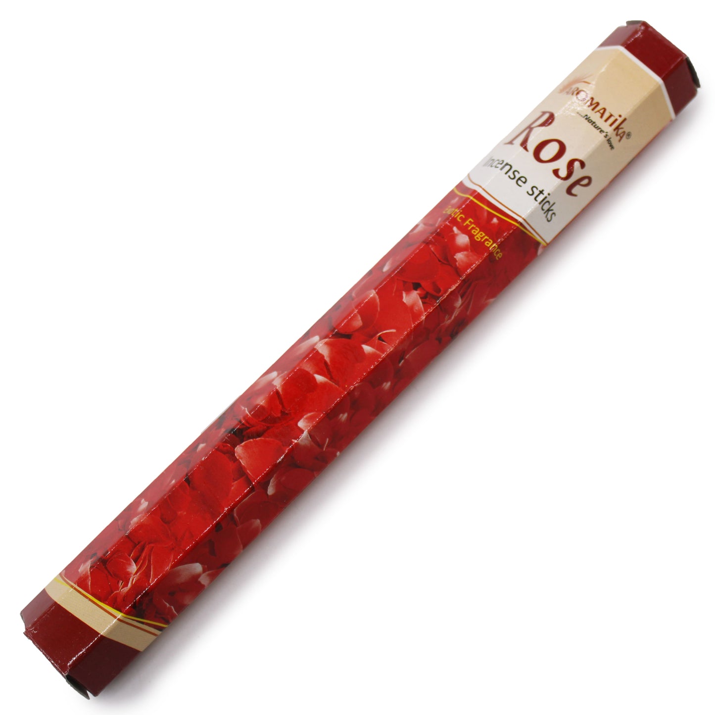 Aromatika Premium Räucherstäbchen Rose Naturbelassen Handgerollt aus Indien