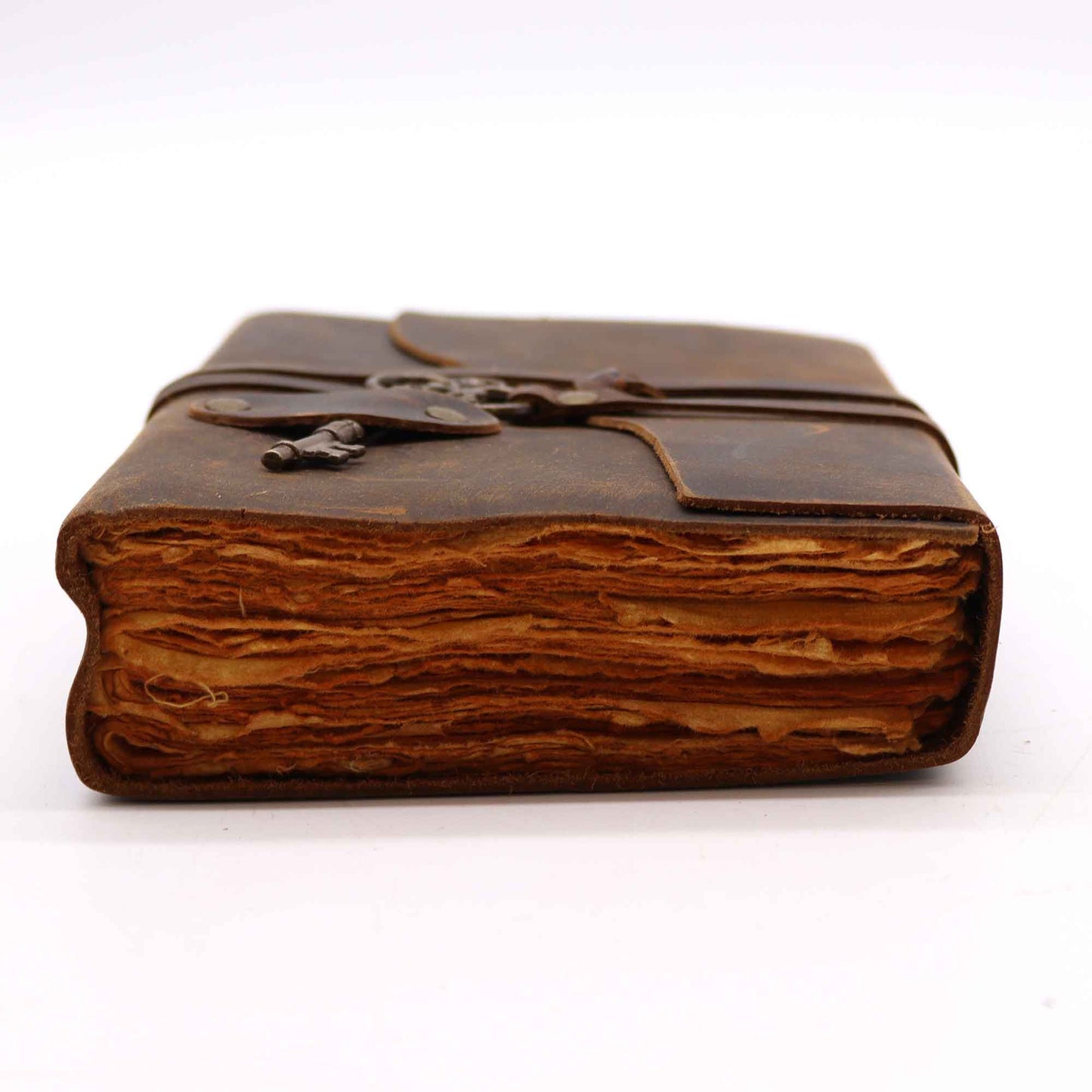 Öllederschnellhefter Mit Schlüssel 200 Seiten Deckelrand 13x18cm