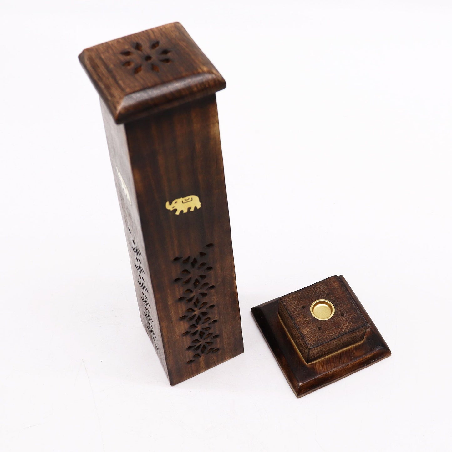 Konische Räucherstäbchen Halterung Aus Mango Holz
