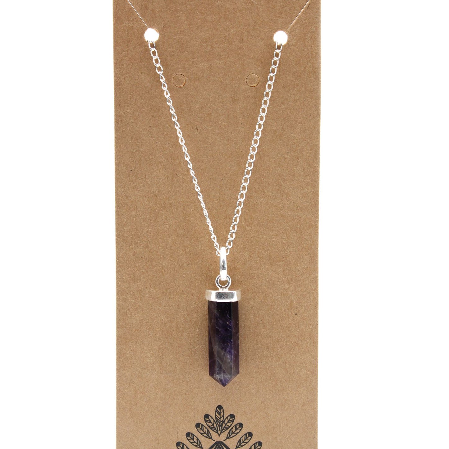 Edelstein Klassischer Spitzenanhänger - Amethyst