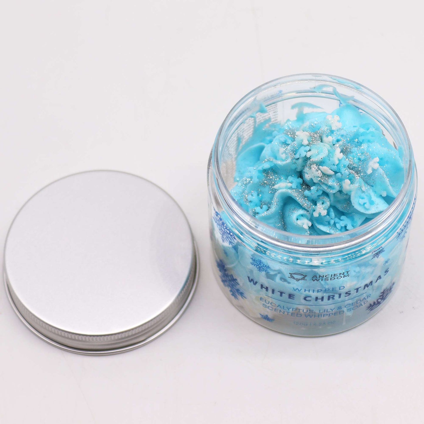 Weihnachtscreme Seife Weiß 120g