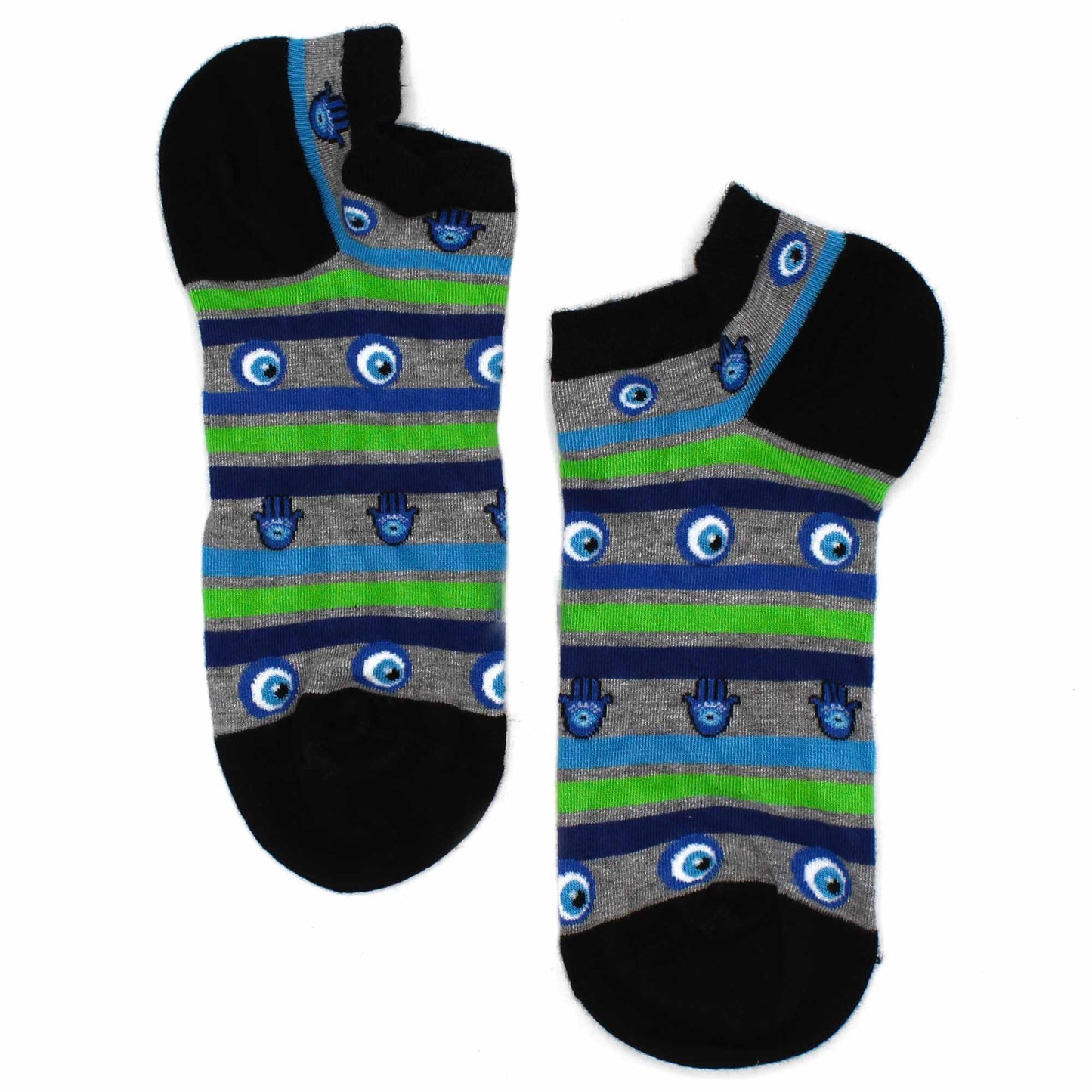 SM Hop Hare Bambus Socken Niedrig 36-40 Evil Eye und Hamsa