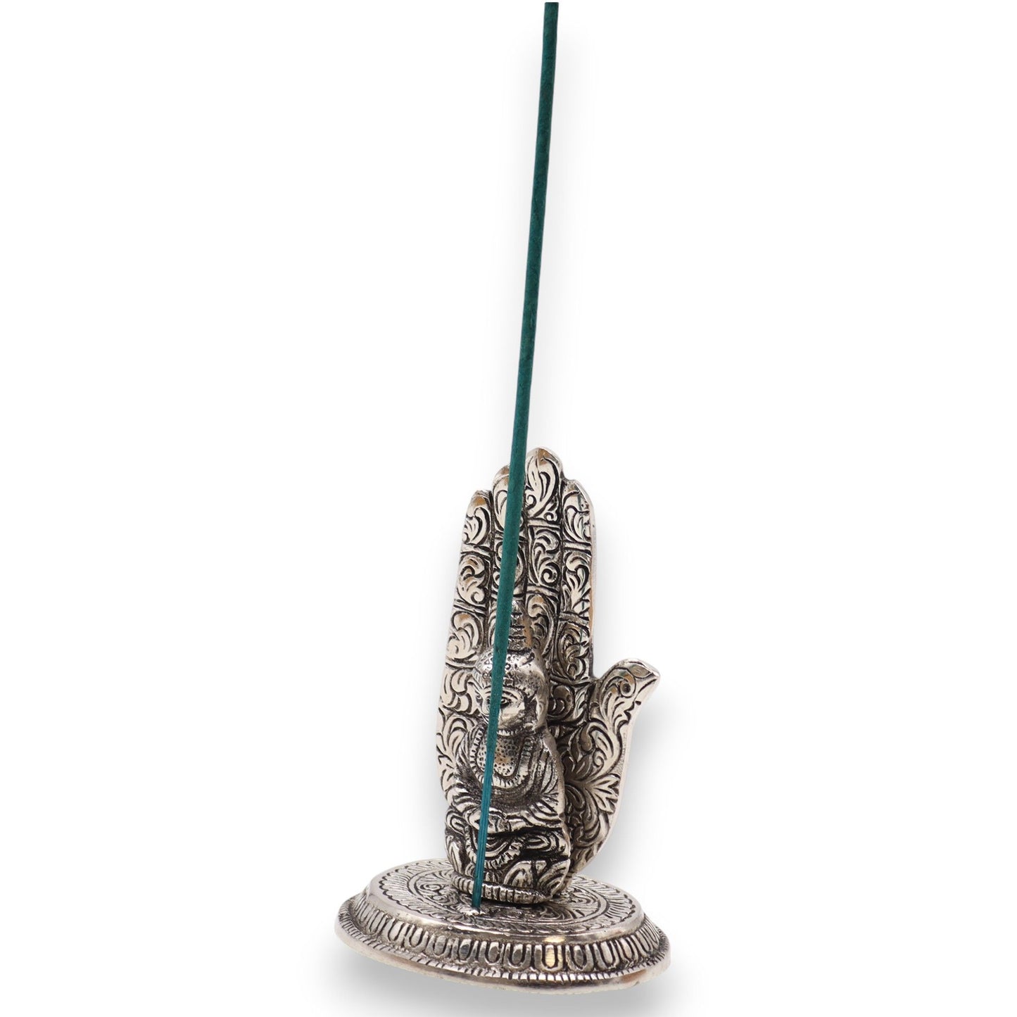 Hand Buddha Räucherstäbchen Halter 13x9cm