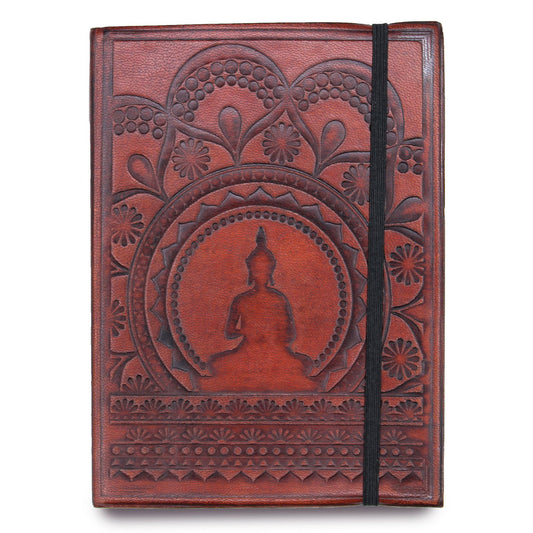 Kleines Notizbuch Mit Riemen - Tibetisches Mandala