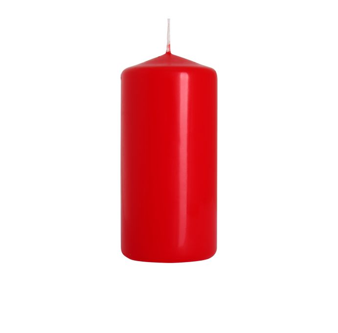 Einzelne Säulenkerze 50x100mm Rot