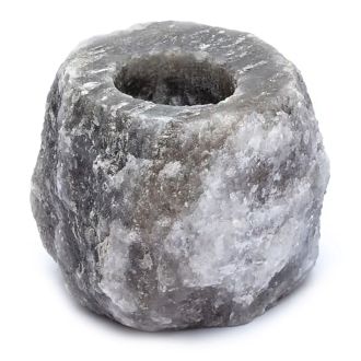 Grau Salz Teelichthalter 600-800g
