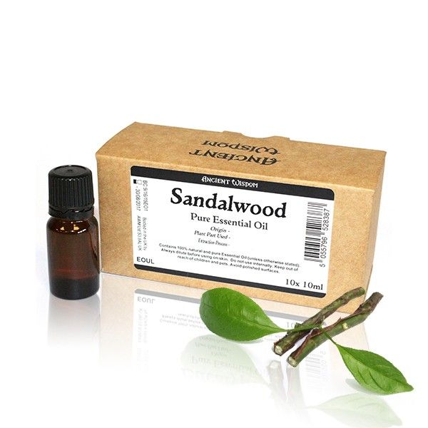 10x 10ml Sandelholz Amayris Ätherisches Öl Unbeschriftet