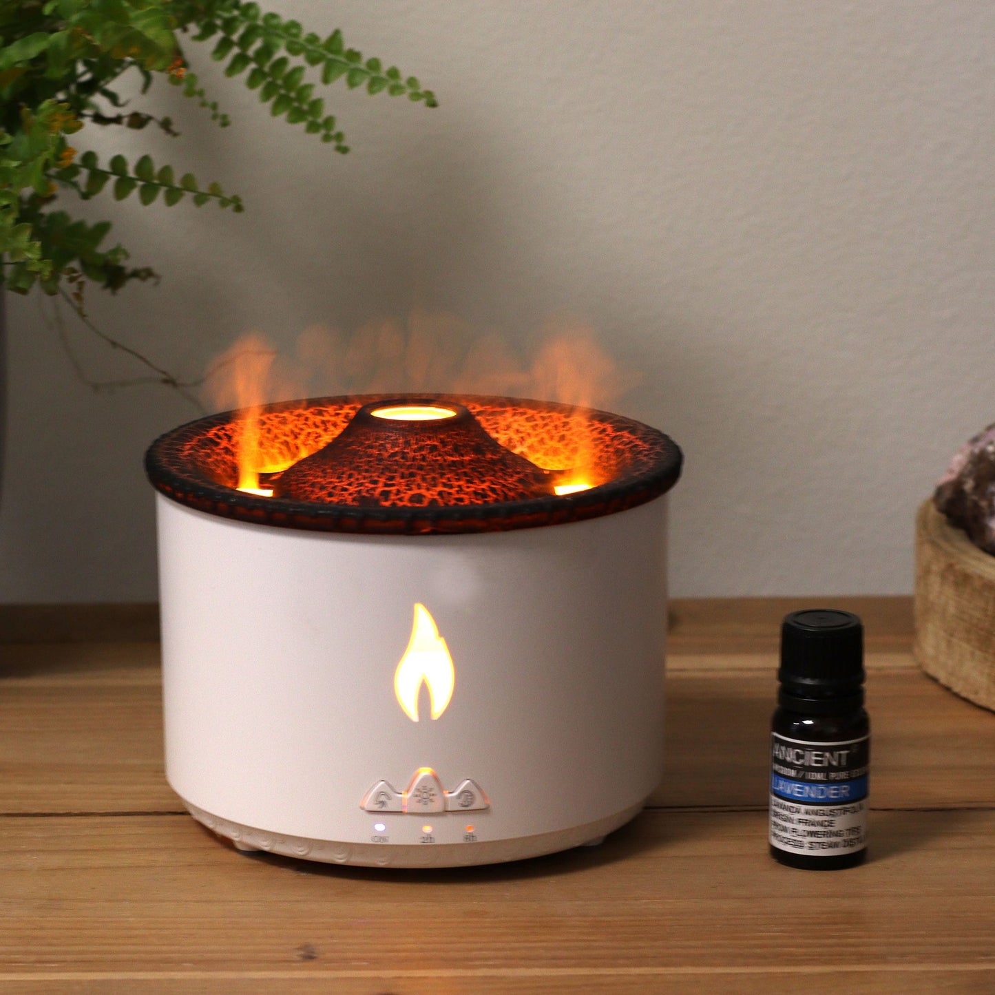 Aroma Diffuser Mit Vulkan Effekt Mittelgröße In Zwei Farben