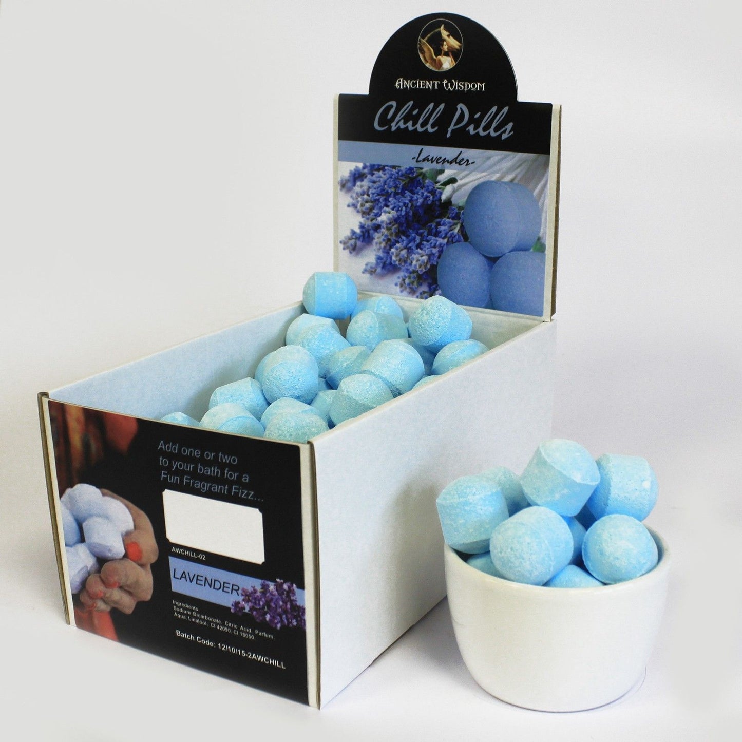 1.3Kg Box Mit Entspannungs Tabletten Lavendel