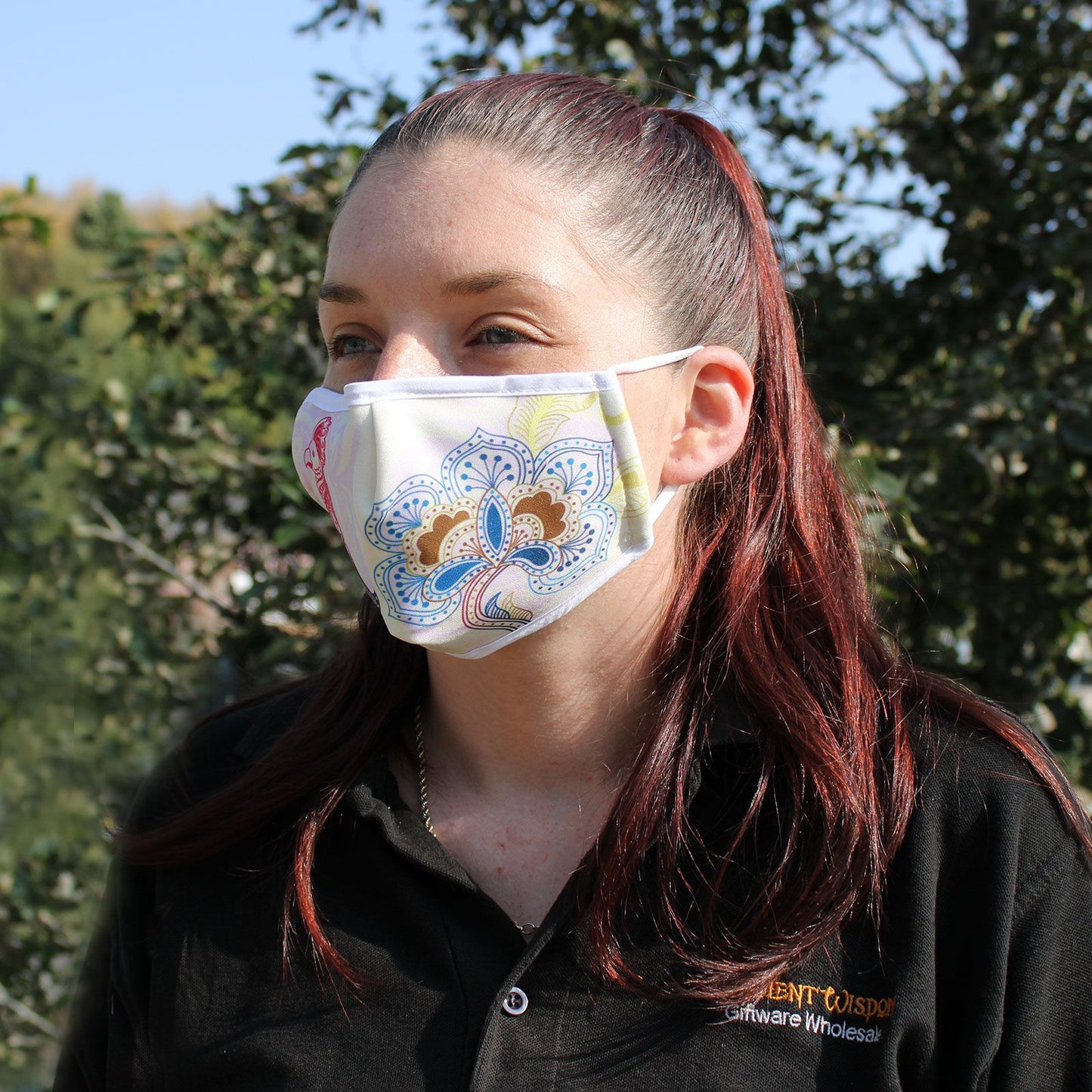 Wiederverwendbare Modische Gesichtsmaske Mandala Papagei Erwachsene