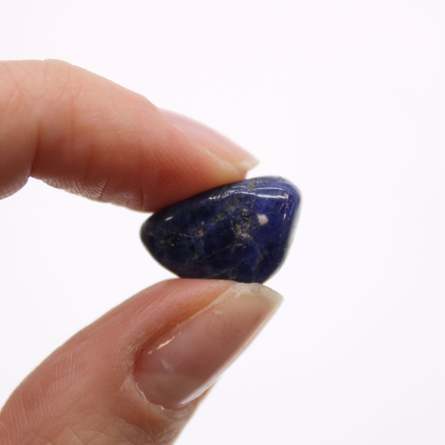 Beutel Mit 24 Kleinen Afrikanischen Tumble Steinen - Sodalith - Reines Blau