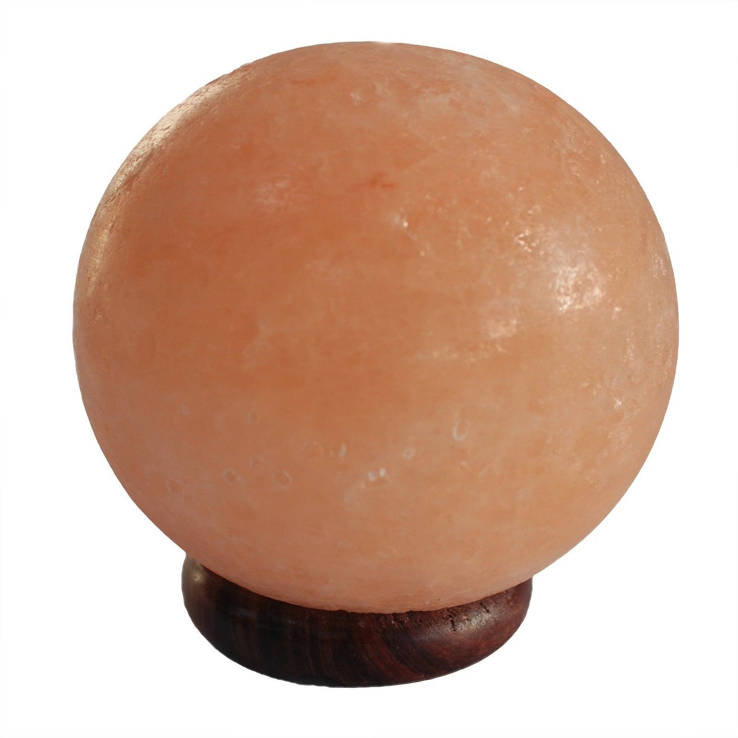 Salzlampe Ball Mit Großem Holzsockel
