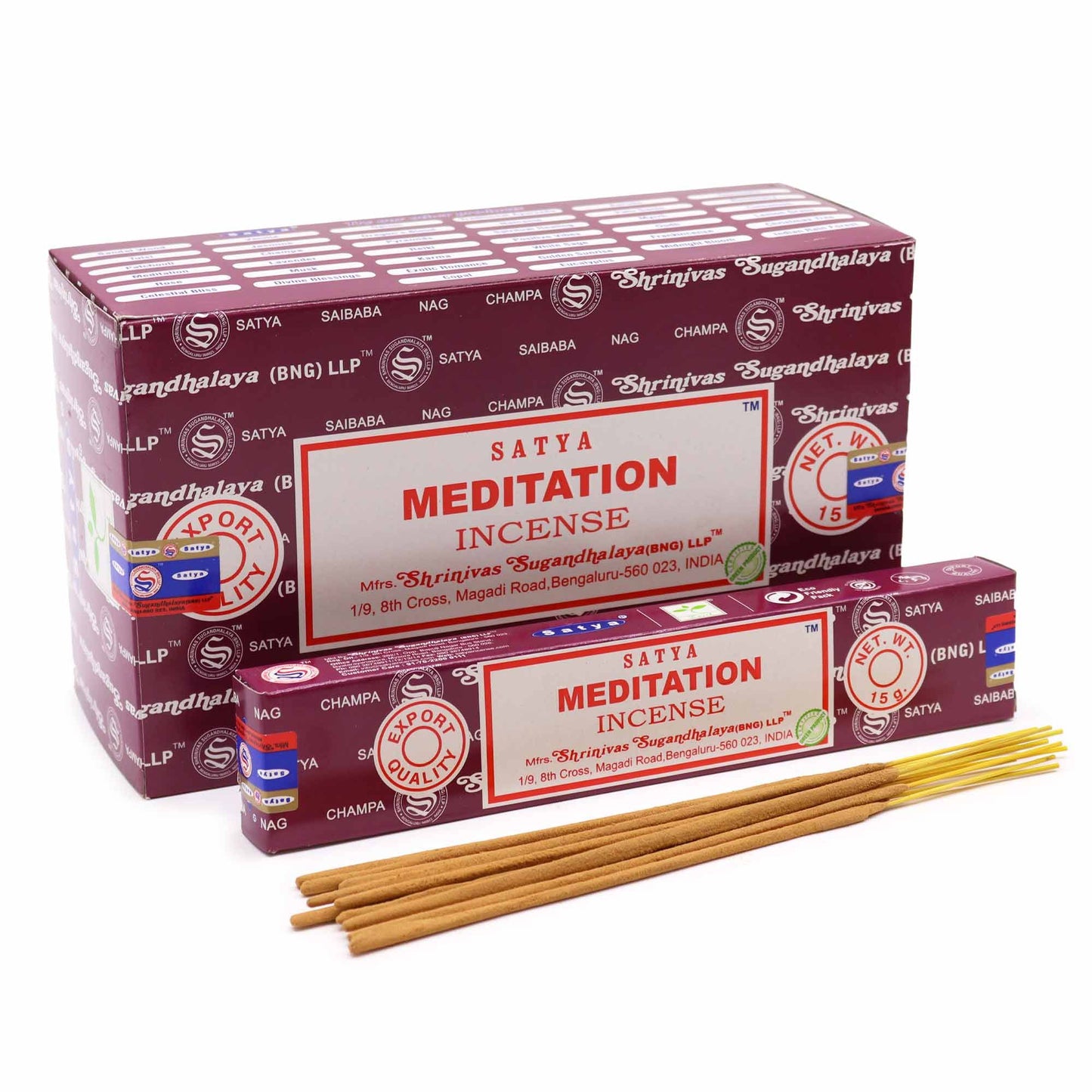 Satya Räucherstäbchen 15g - Meditation Aromatherapie