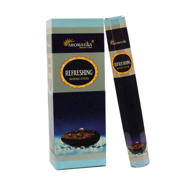 Aromatika Premium Räucherstäbchen Erfrischend Natürliche Masala Räucherstäbchen aus Indien