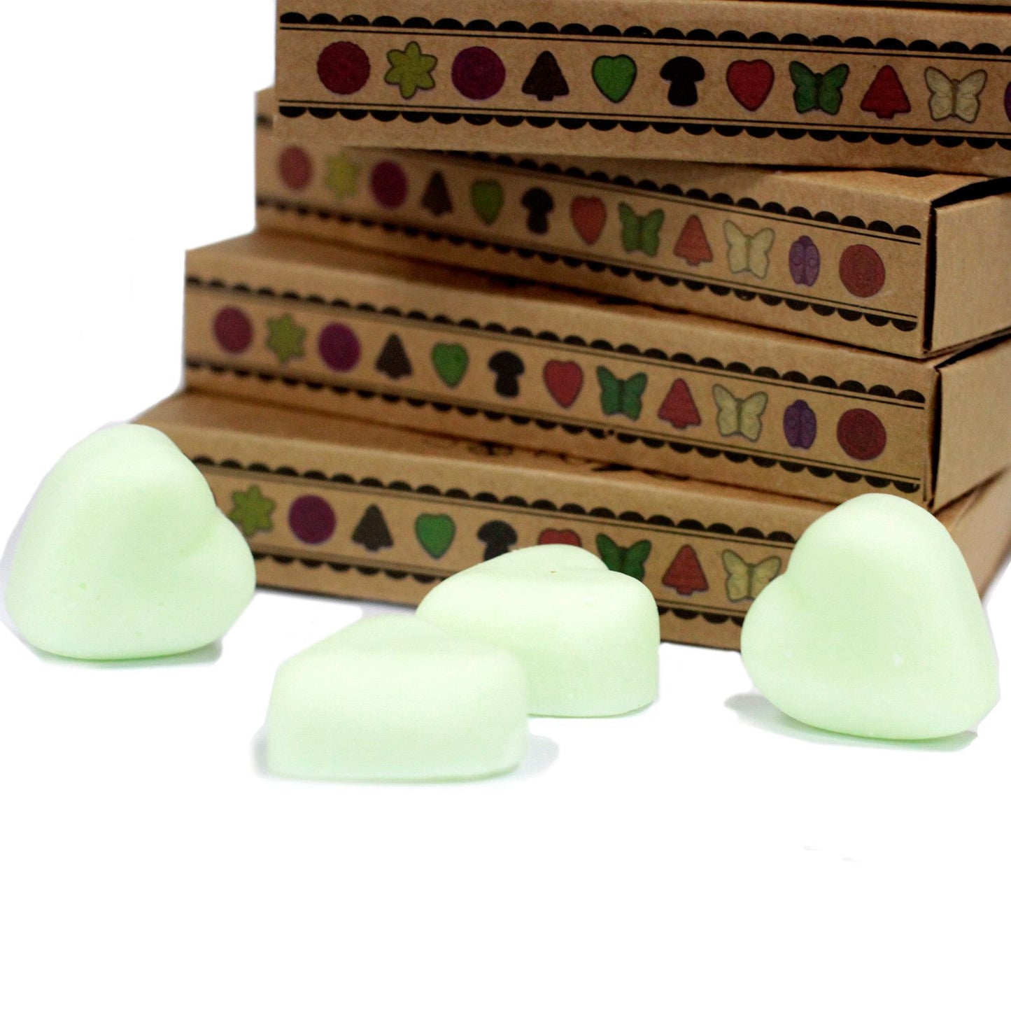 Geschenkset Mit 6 Wachsmelts - Frischer Wassermelonen Duft