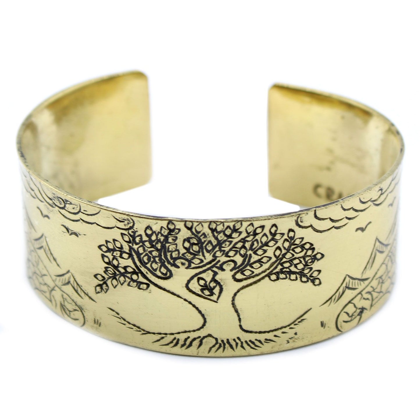 Messing Tibetanisches Mantra Armband Baum Des Lebens