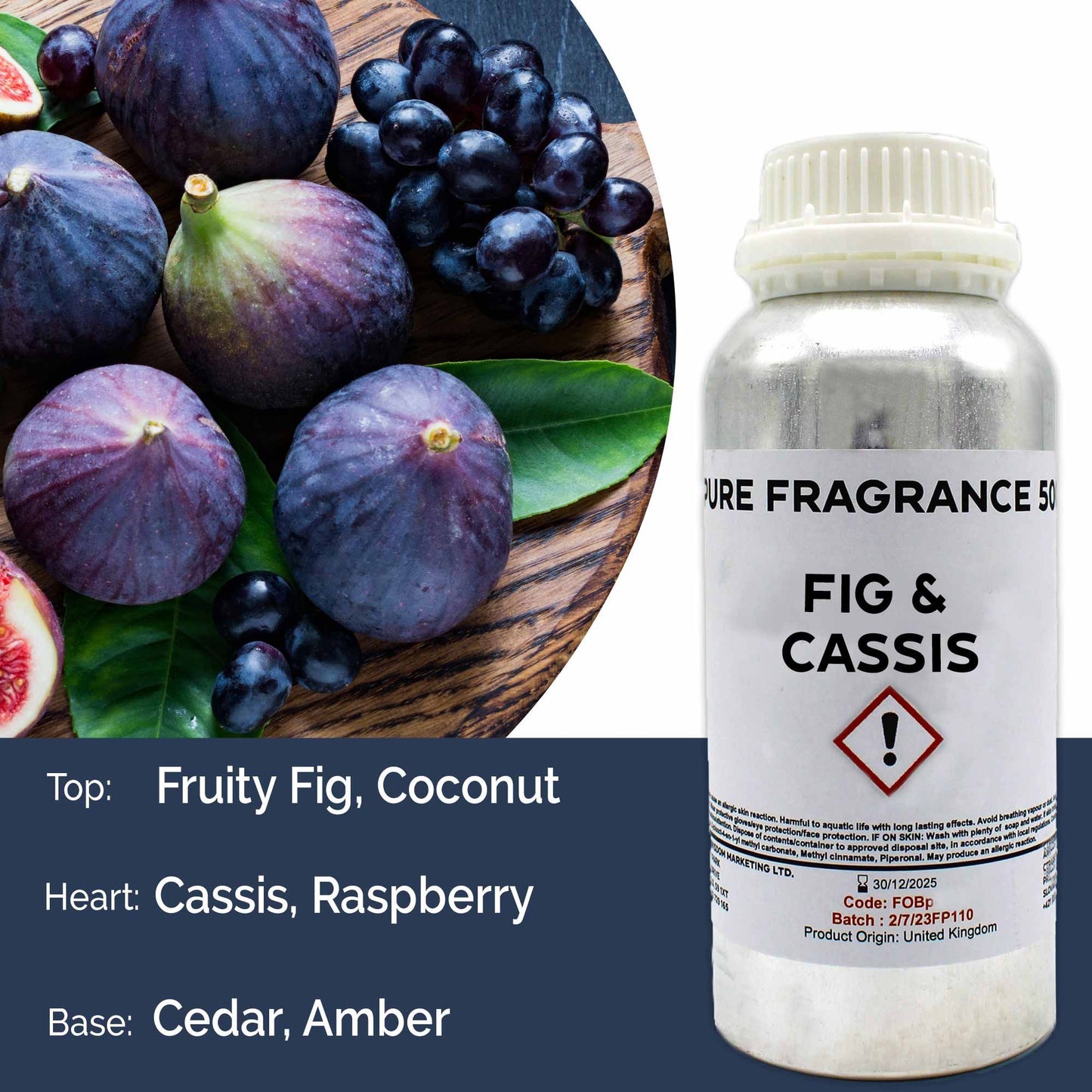 Feigen Und Cassis Reine Duftöl - 500ml