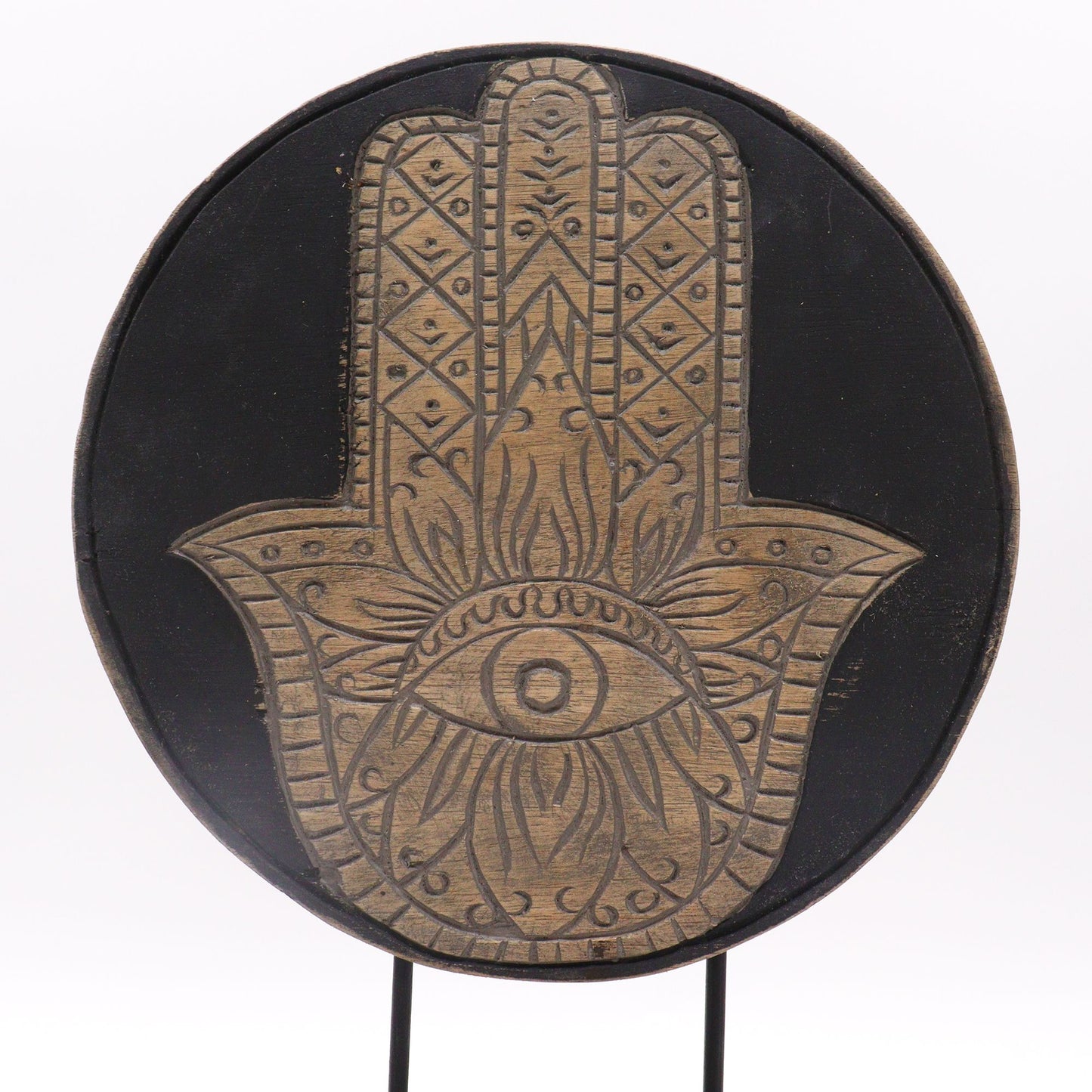 Buddha Feng Shui Set Hamsa Grau 2 Designs