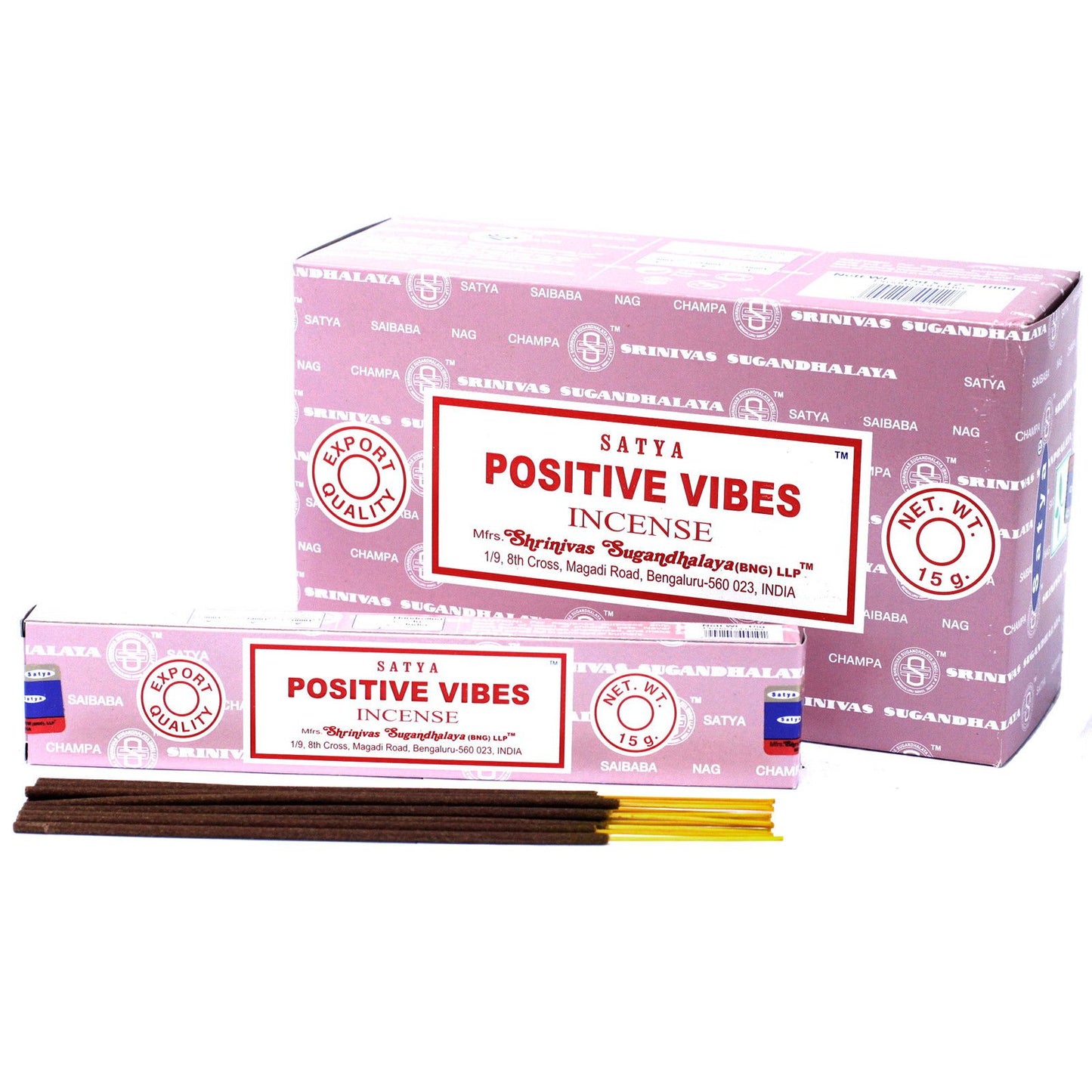Satya Räucherstäbchen 15g Positive Vibes