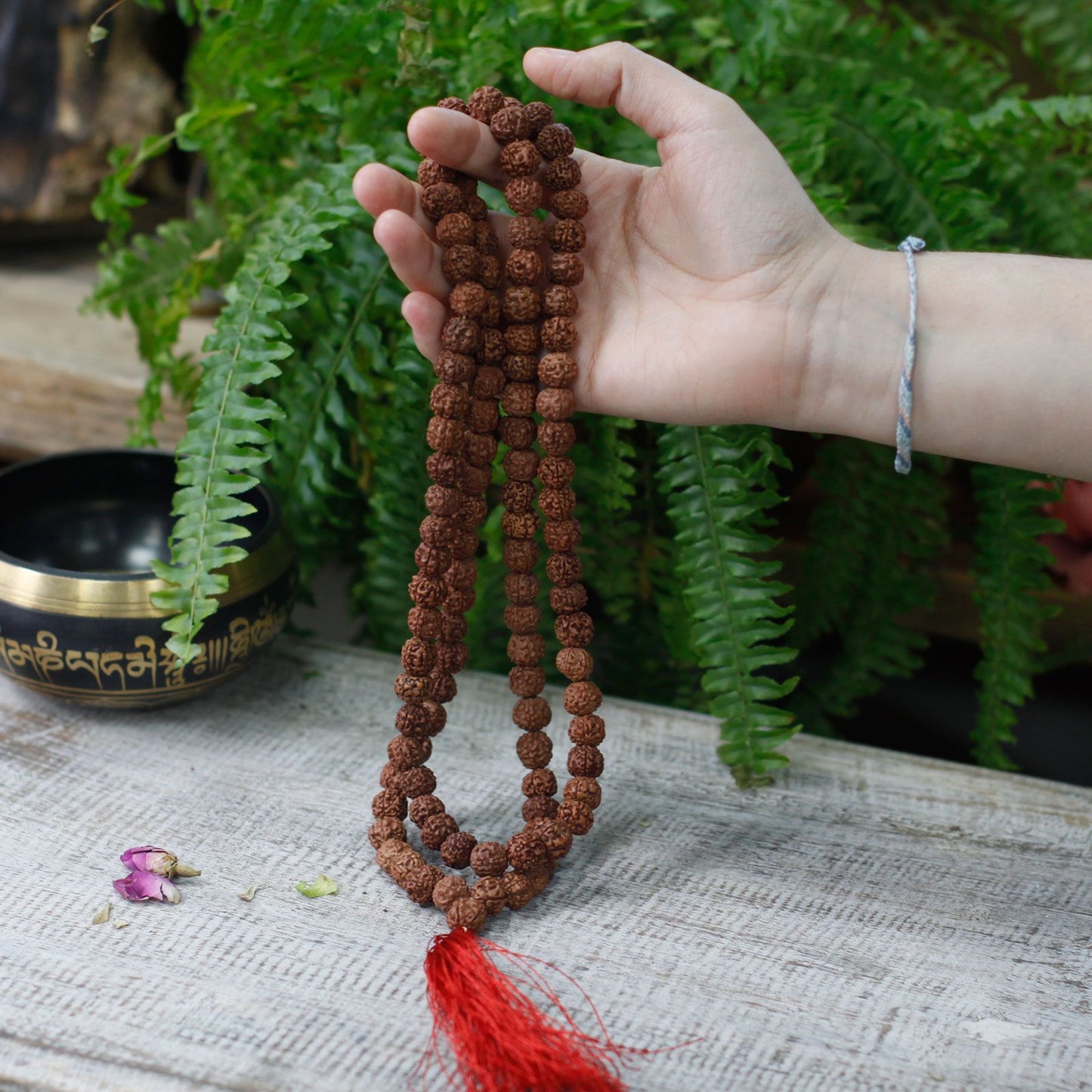 108 Rudraksha Mala Braun