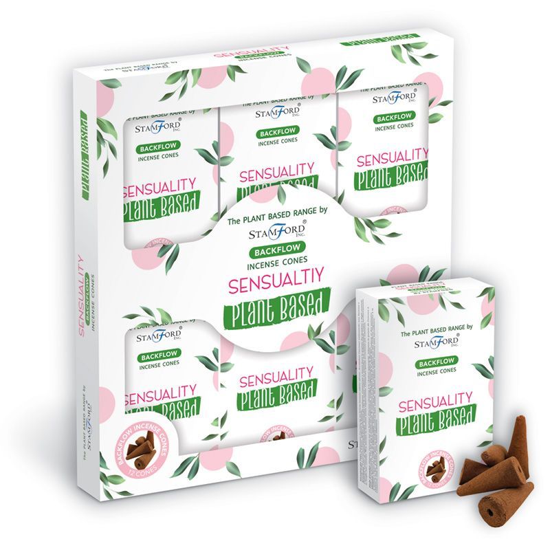 Pflanzenbasierte Rückfluss Räucherkegel - Sinnlichkeit