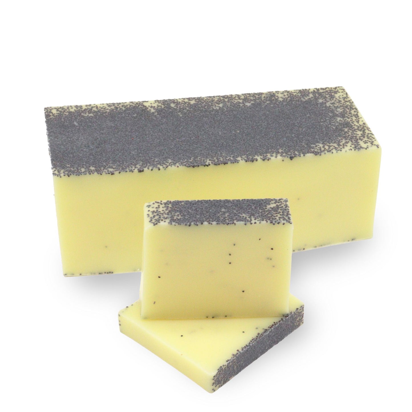 Zitronen Mohn Seifenstück 100g