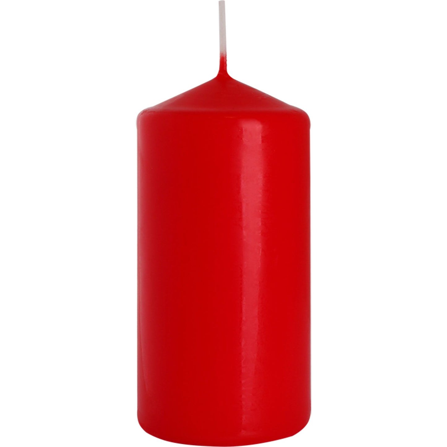 Einzelne Säulenkerze 60x120mm Rot