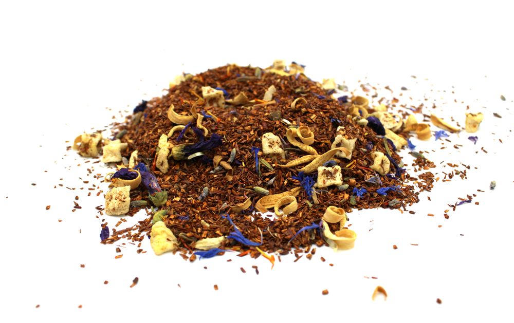 50g Roter Busch Entspannungstee mit Rooibos Lavendel Apfel Orange