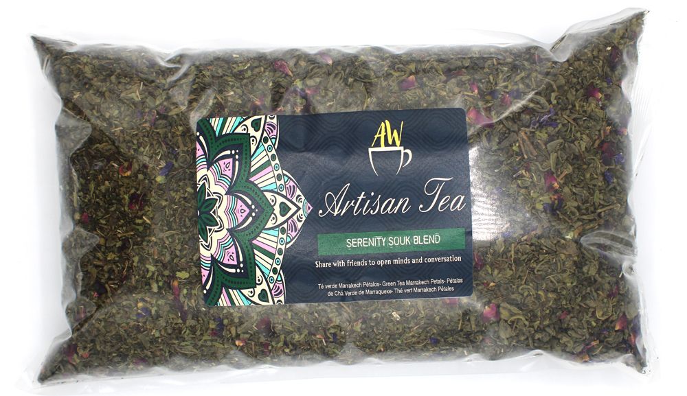 Serenity Souk Blend Grüner Tee Mit Marrakesh Blüten 1Kg