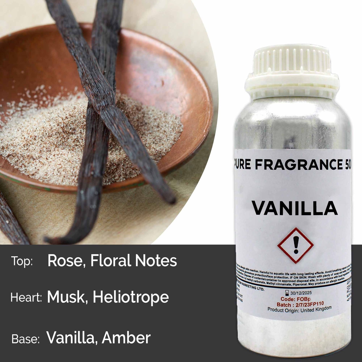 500ml Reine FO Vanille