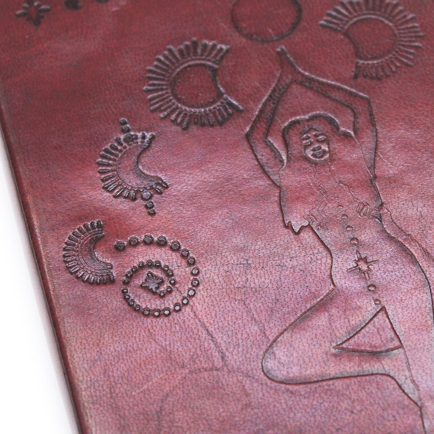 Mittleres Notizbuch Mit Riemen - Handlesekunst