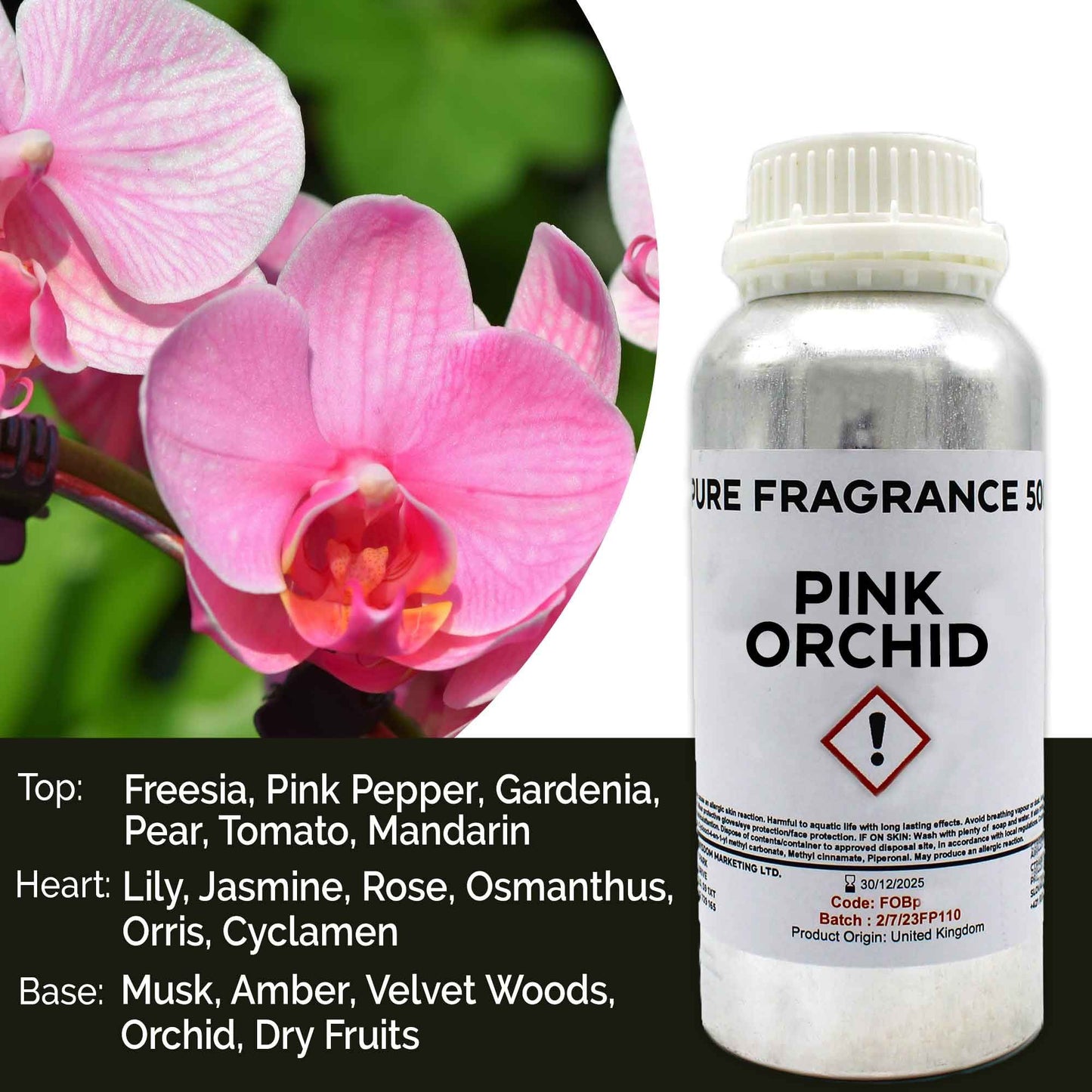 Pink Orchid Reine Duftöl 500ml