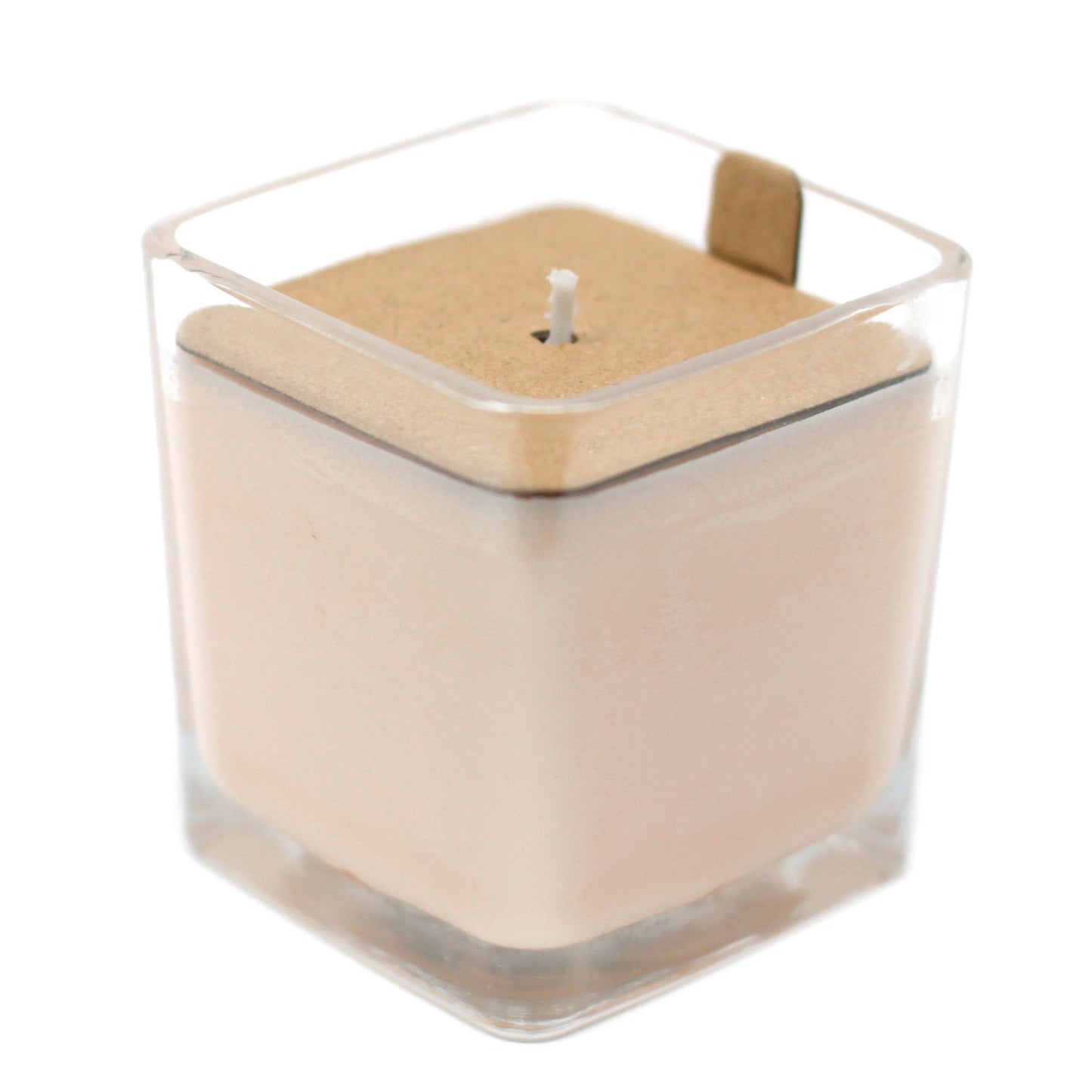 Weiße Etikett Sojawachs Glas Kerze - Grapefruit und Ingwer