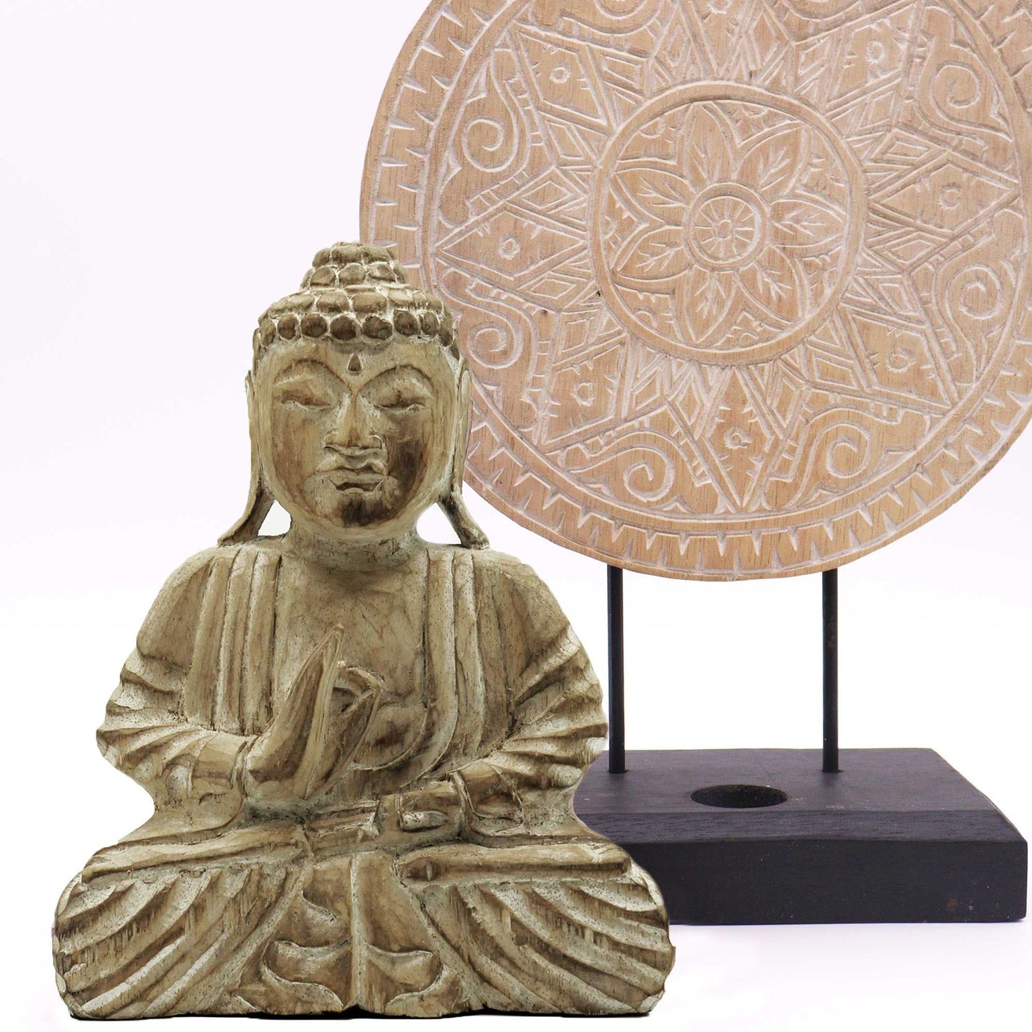 Buddha Feng Shui Set Klassisches Mandala Natur 2 Designs