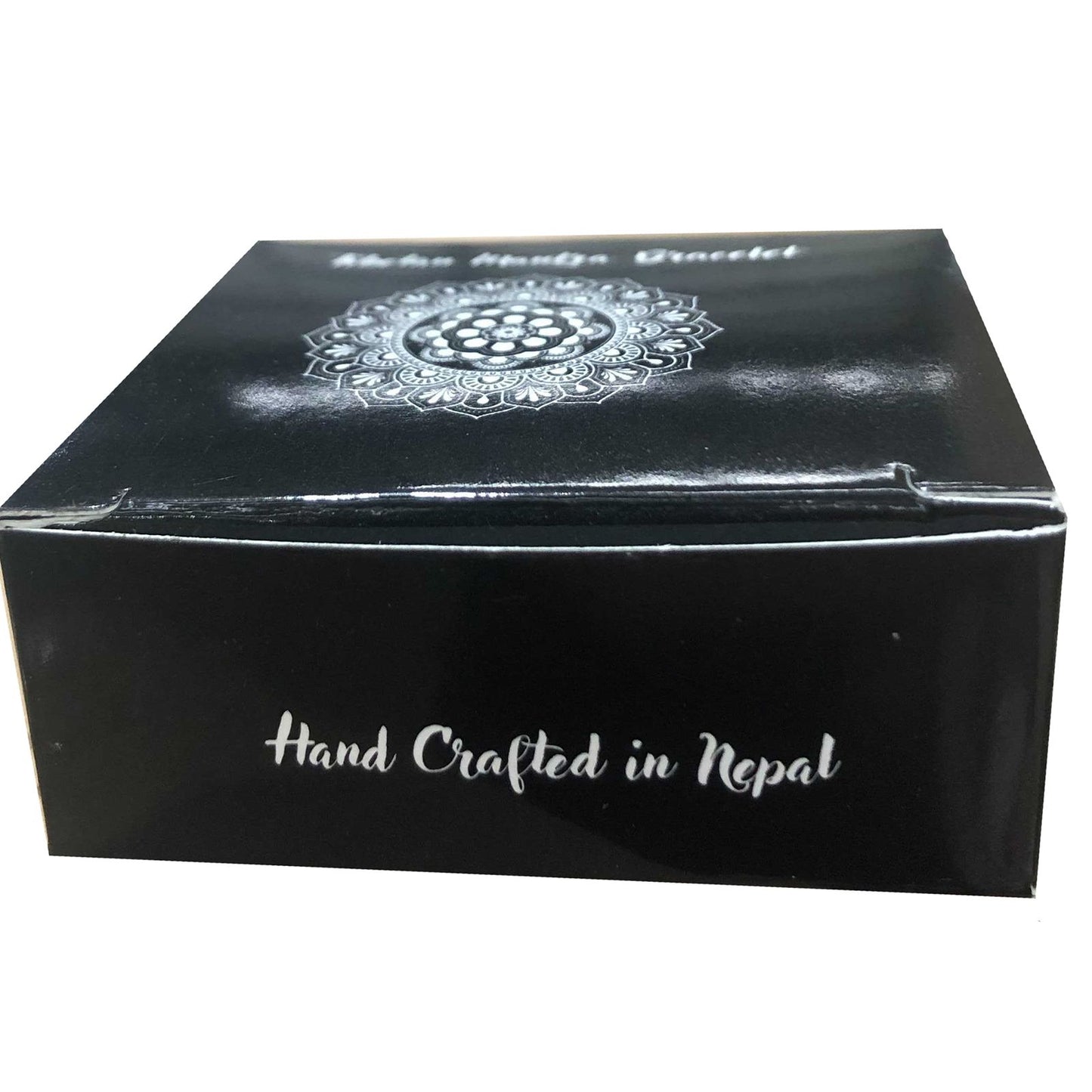 Kupfer Tibetanisches Armband Mit Breiten Tribal-Wirbel