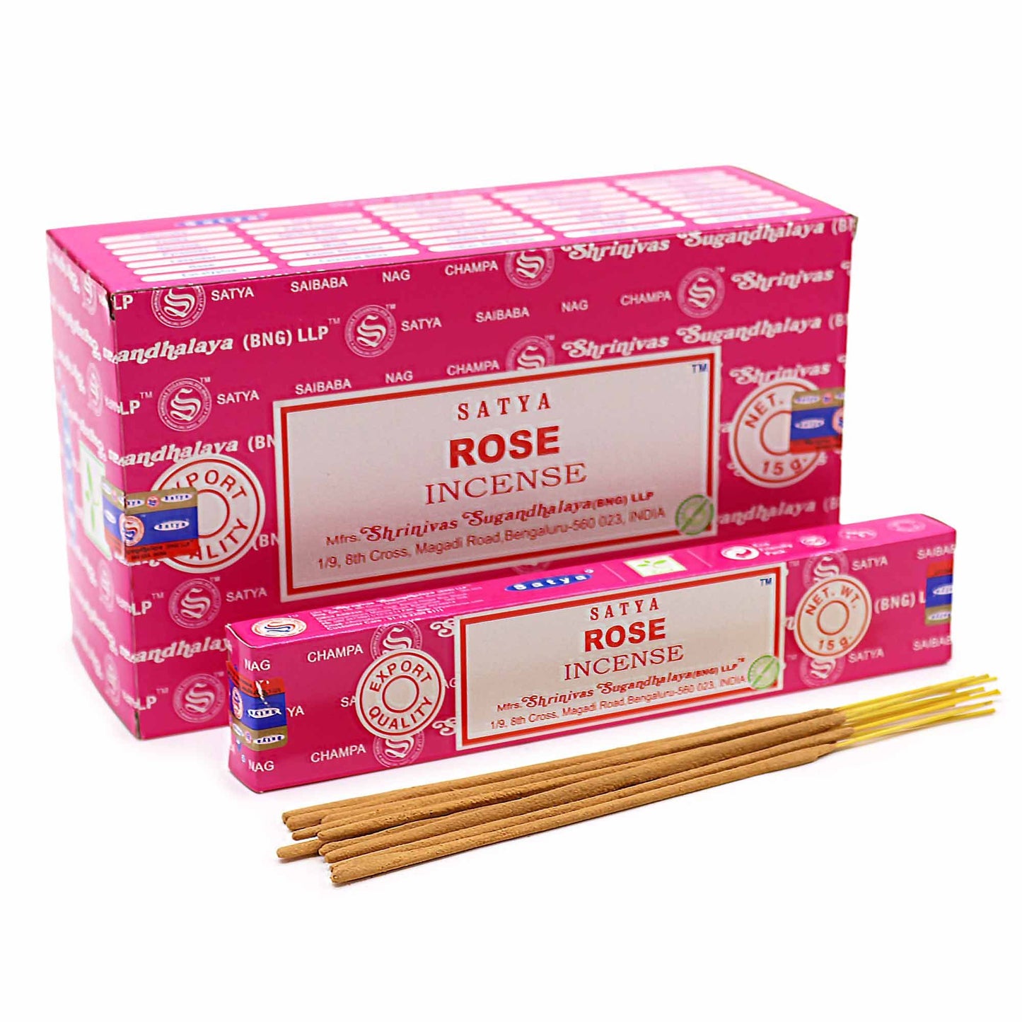 Satya Räucherstäbchen 15 Gramm Rose