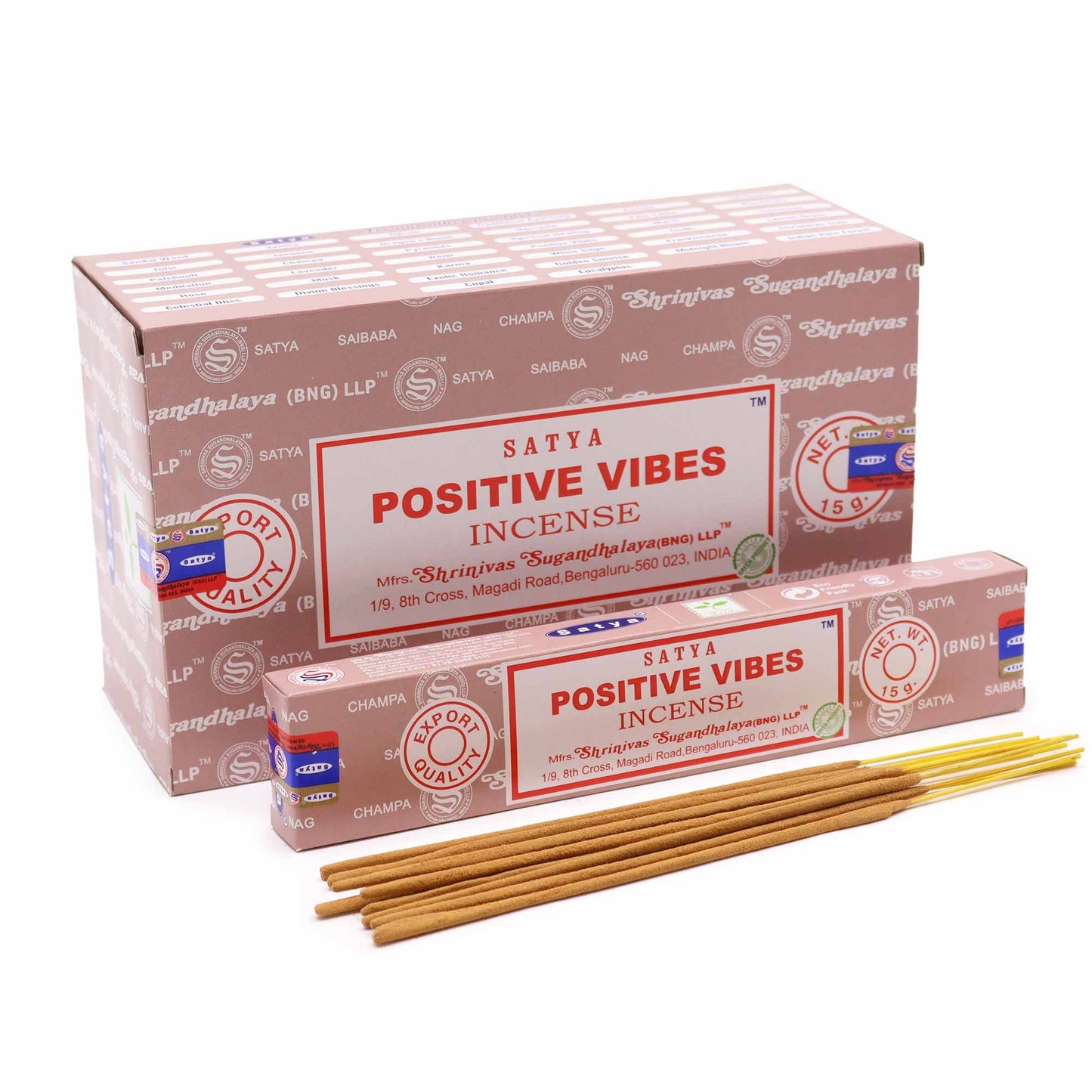 Satya Räucherstäbchen 15g Positive Vibes