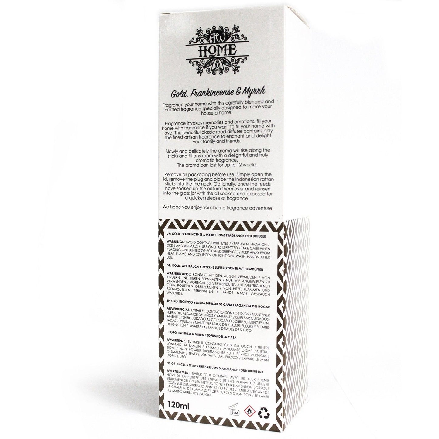 120ml Raumduft - Gold, Weihrauch und Myrrhe