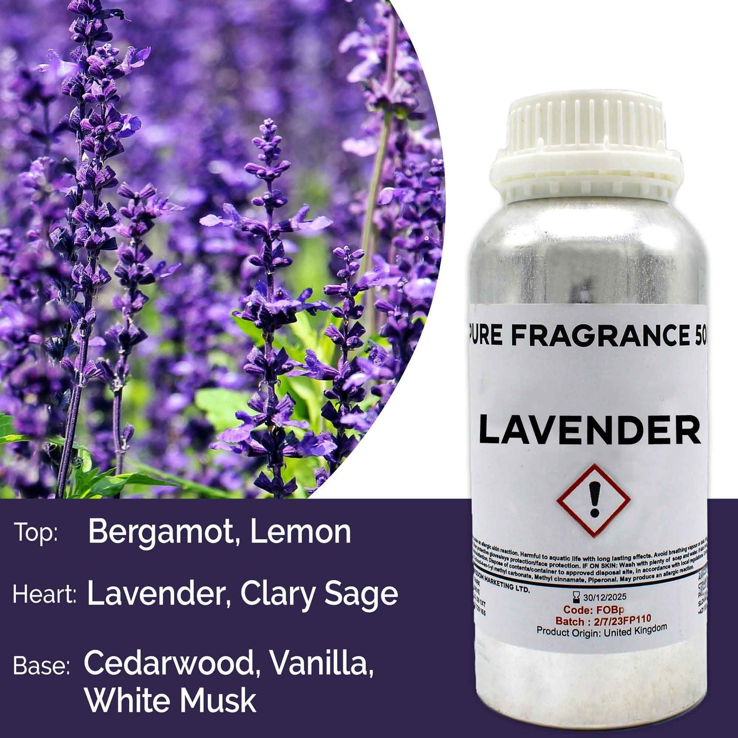 500ml Reines FO Lavendel