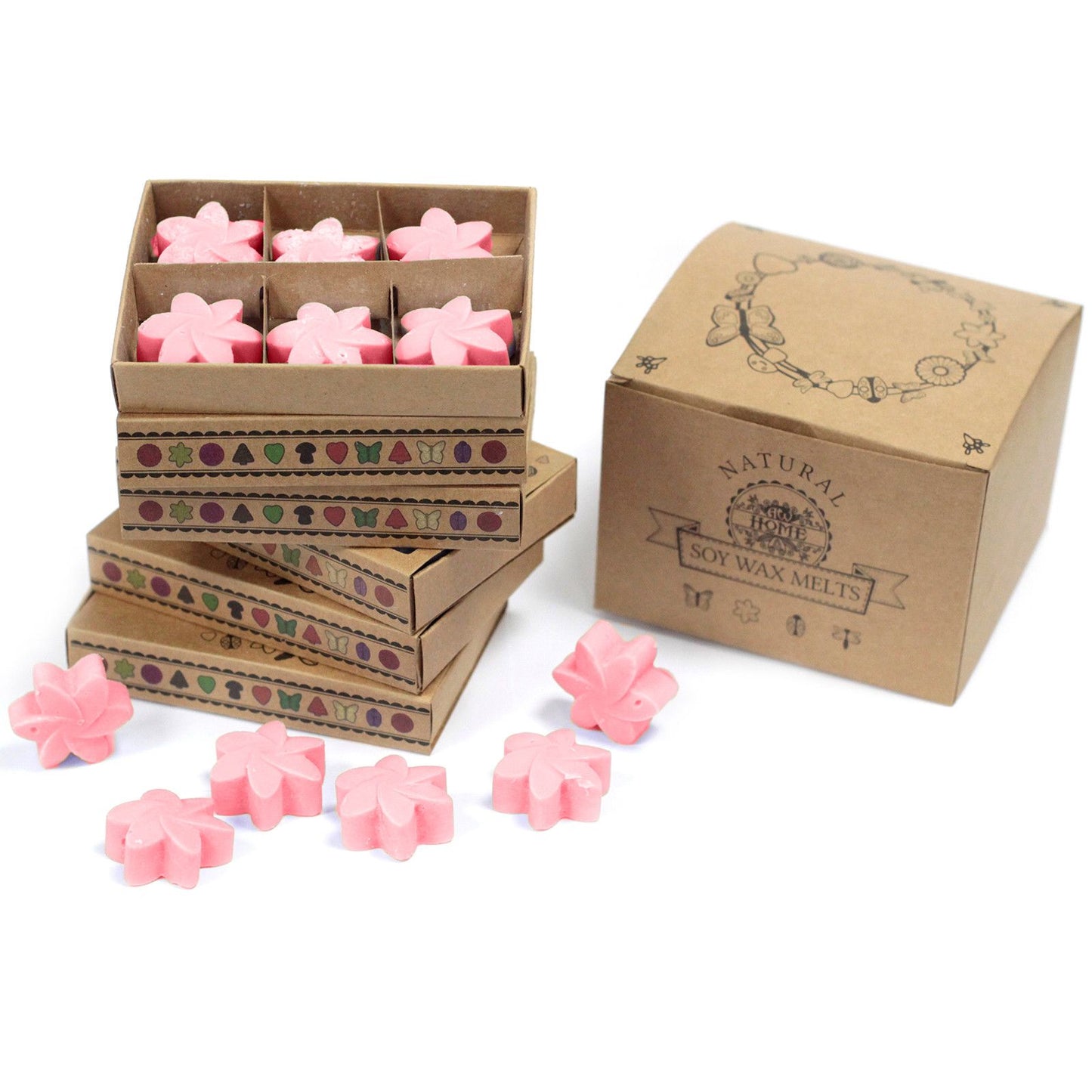 Geschenkset Mit 6 Wachsschmelzen - Japanische Magnolie