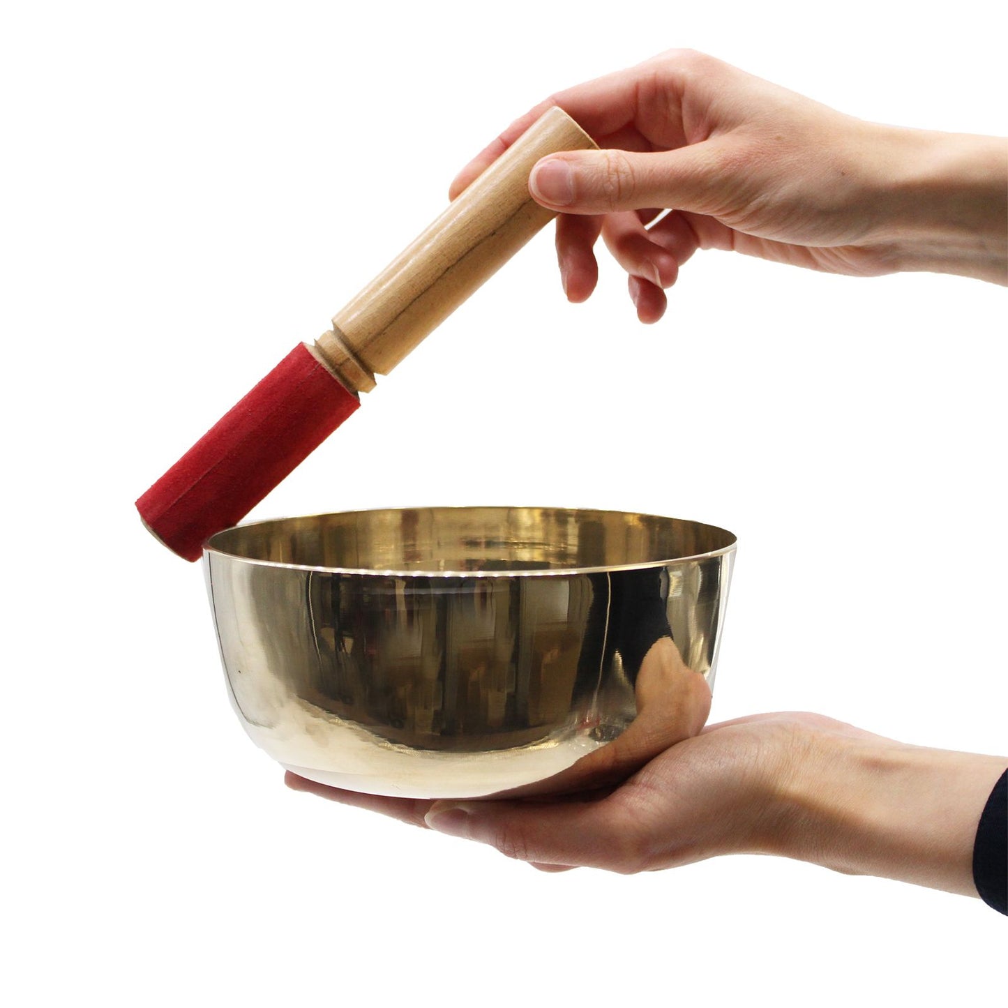 Holzstock Mit Samt Für Klangschalen 19cm Längen 2.5cm Durchmesser