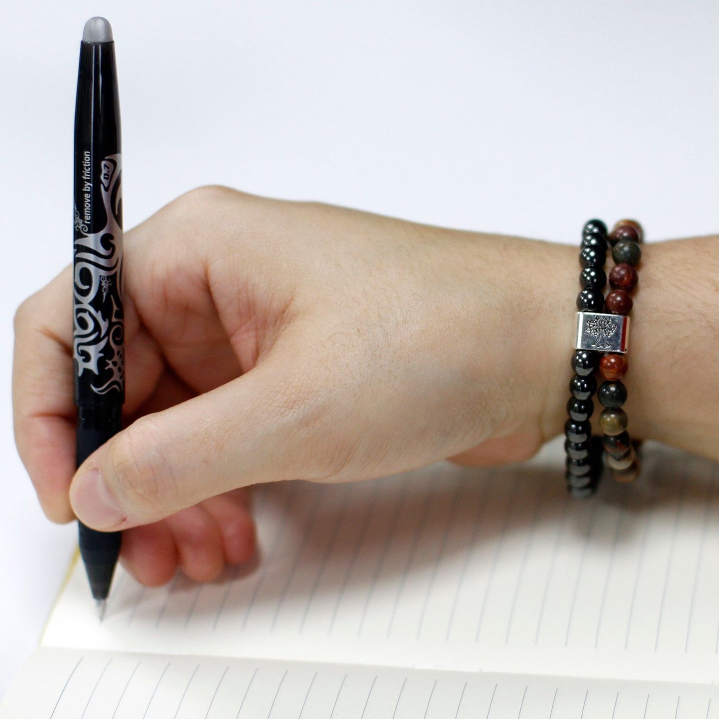 Magnetisches Edelsteinarmband - Picasso-Jaspis