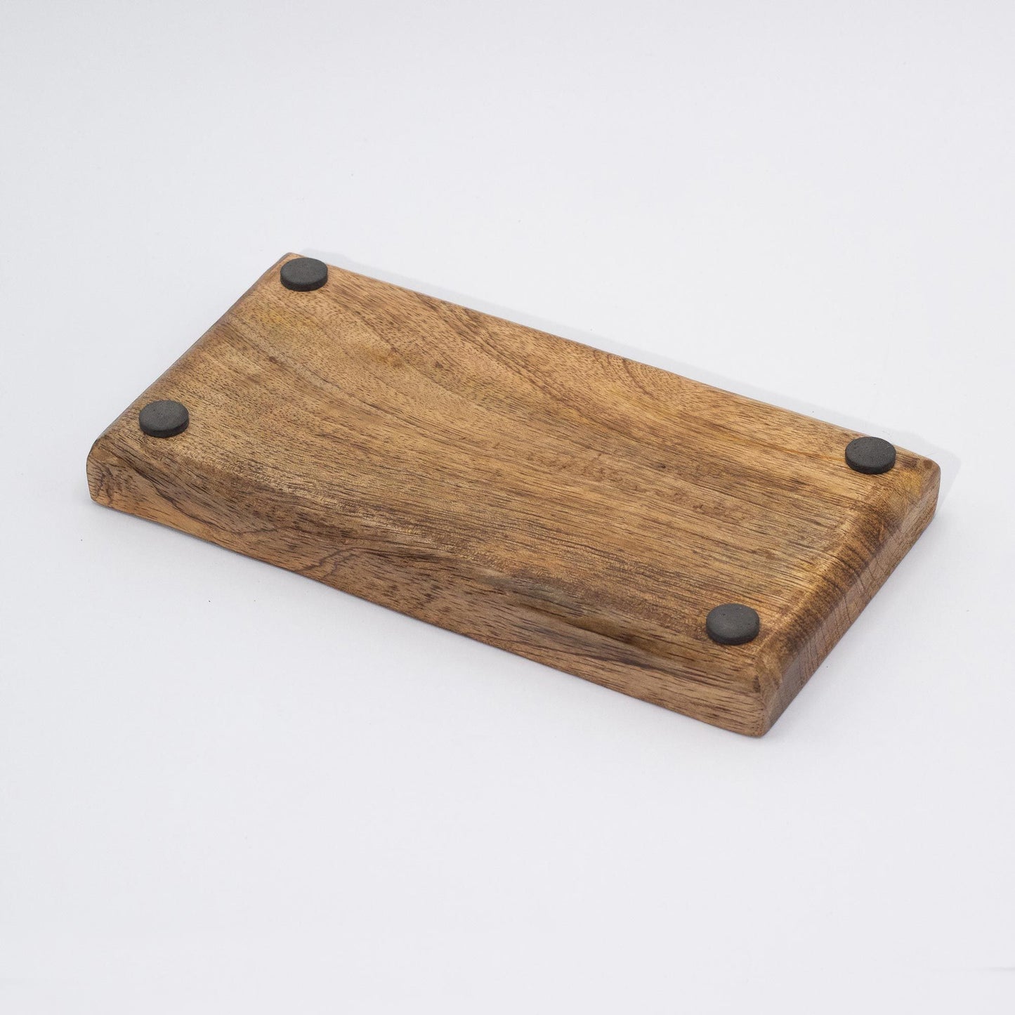 Doppelter Schmucktablett 20x10x2 5cm - Pilzdesign Bordeauxrot