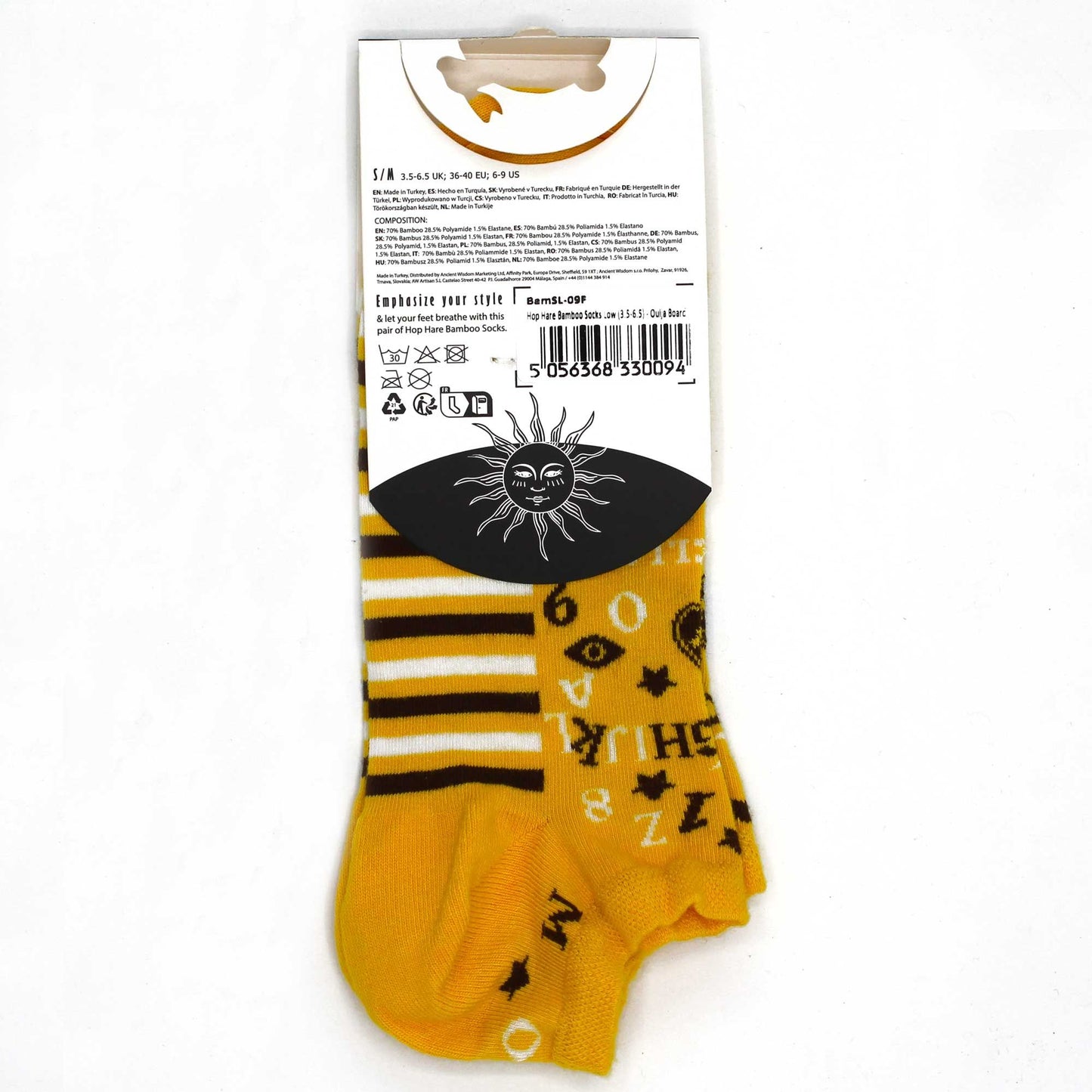 SM Hop Hare Bambus Socken Niedrig 36-40 Ouija Brett