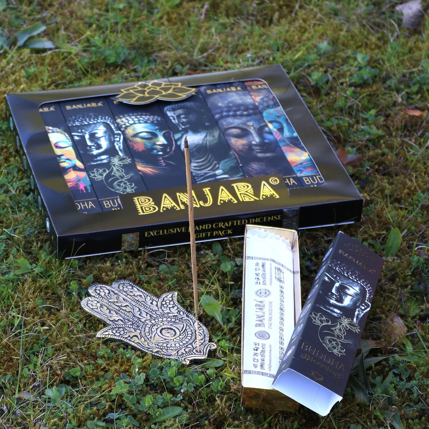 Banjara Buddha Set Von 6 In Box